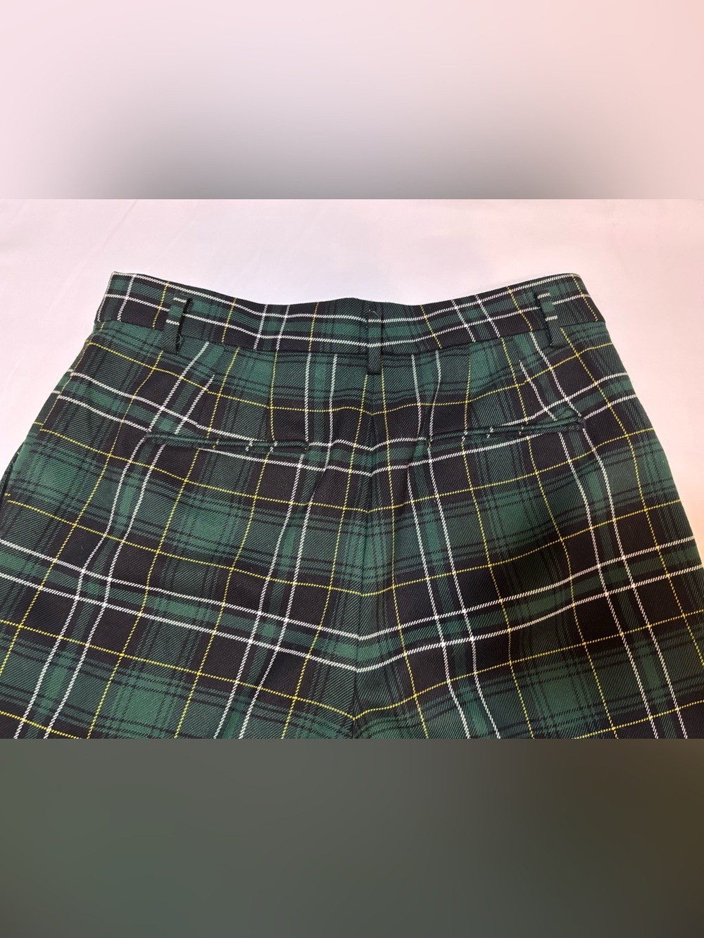 Ann Taylor Green Plaid Women’s Chinos - Picture 8 of 10